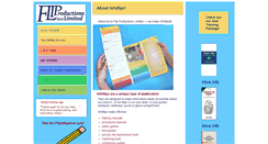 Desktop Screenshot of flipproductions.com
